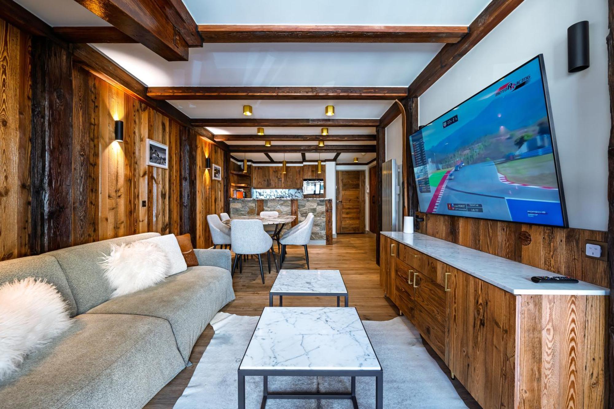 Luxury Suite 70M2 Balcon Courchevel1850 Parking Exteriör bild