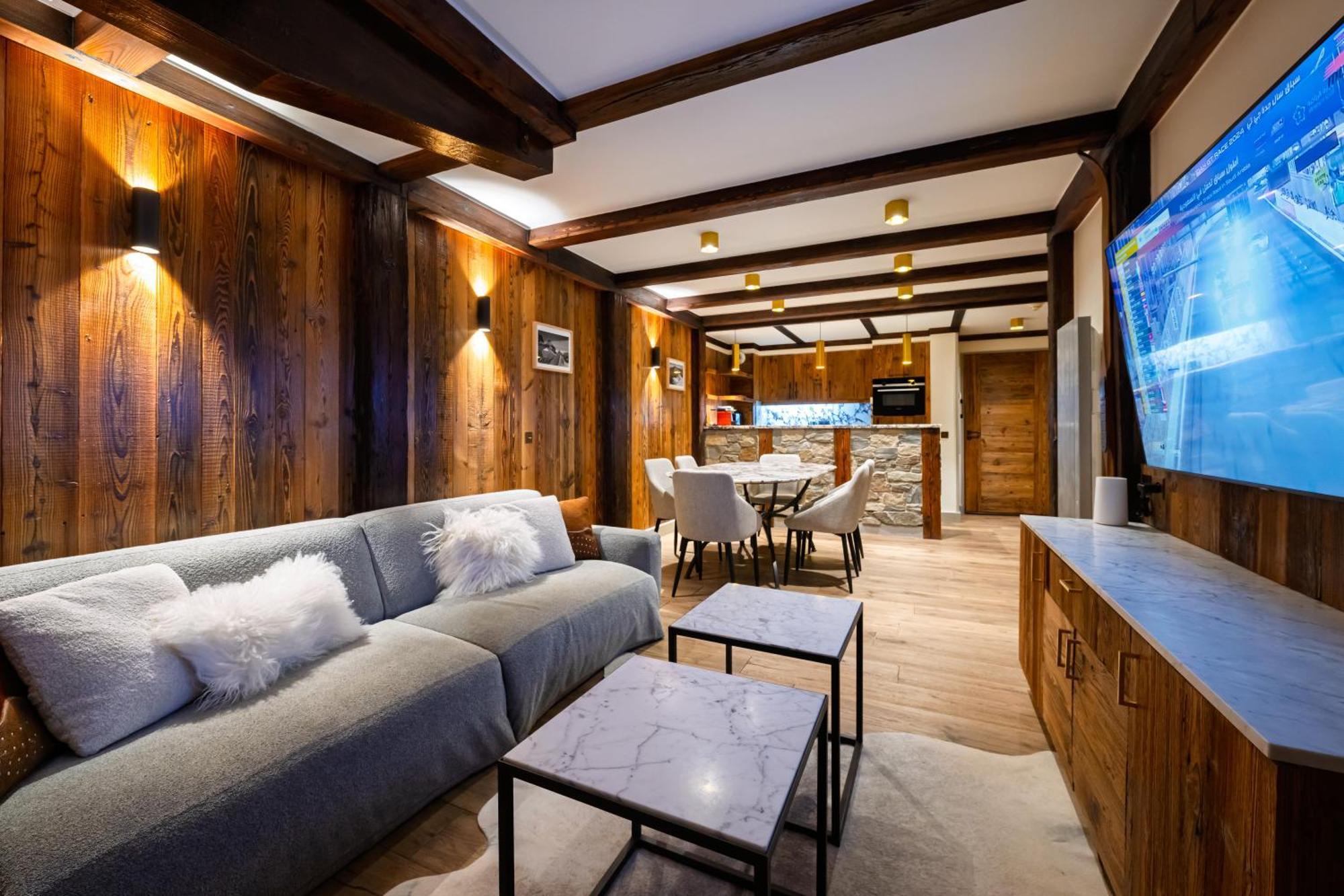 Luxury Suite 70M2 Balcon Courchevel1850 Parking Exteriör bild